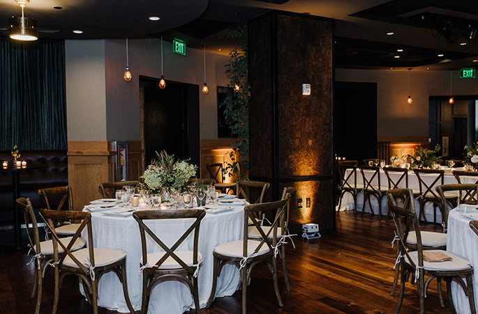banquet style setup indoors