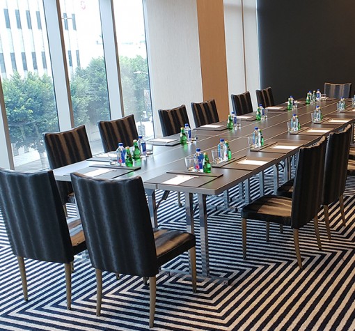 Internal view of a big conference room