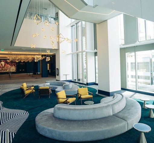 View of some elegant furniture at the foyer section