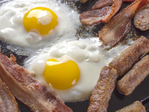 eggs and bacon