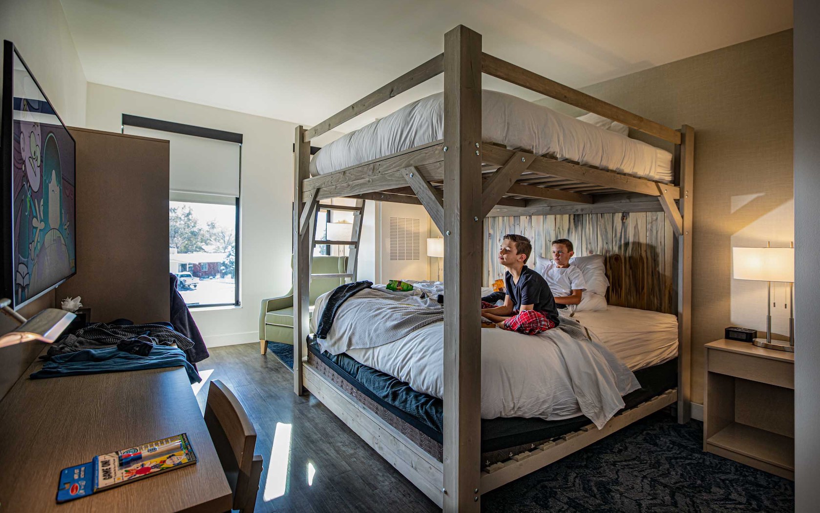 bunk bed room for families