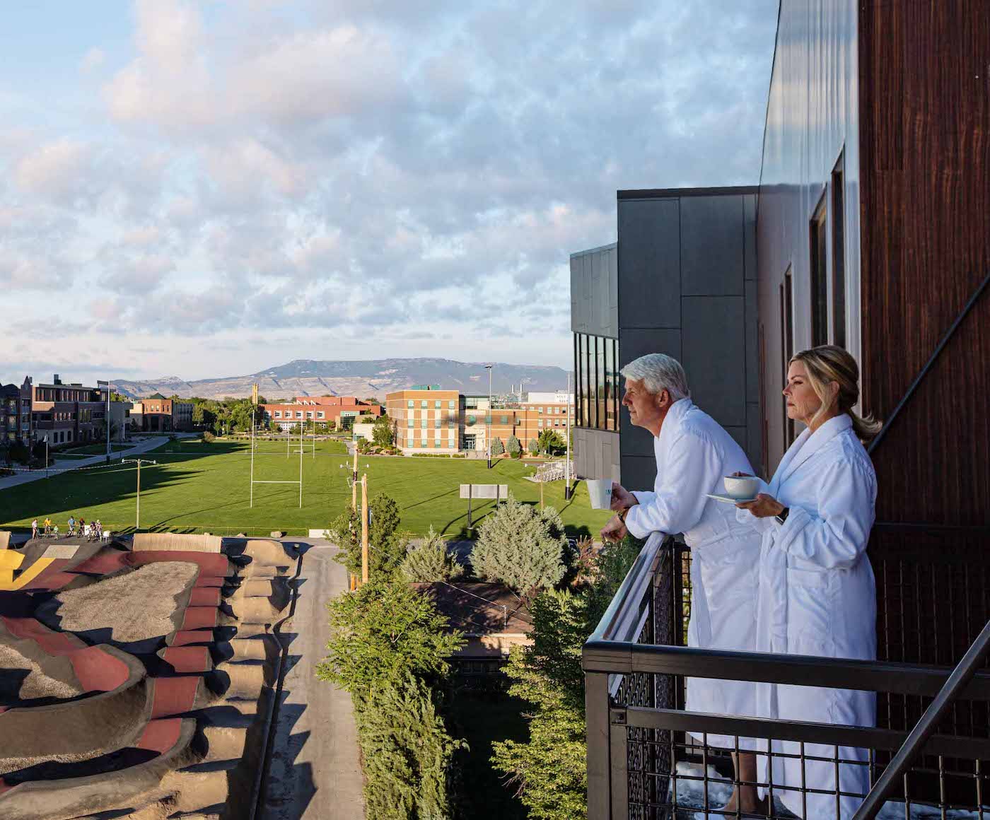 couple on balcony