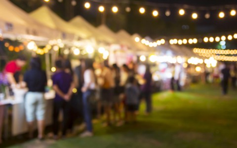 outdoor food festival