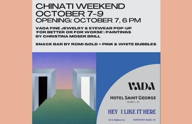 Chinati Weekend flyer