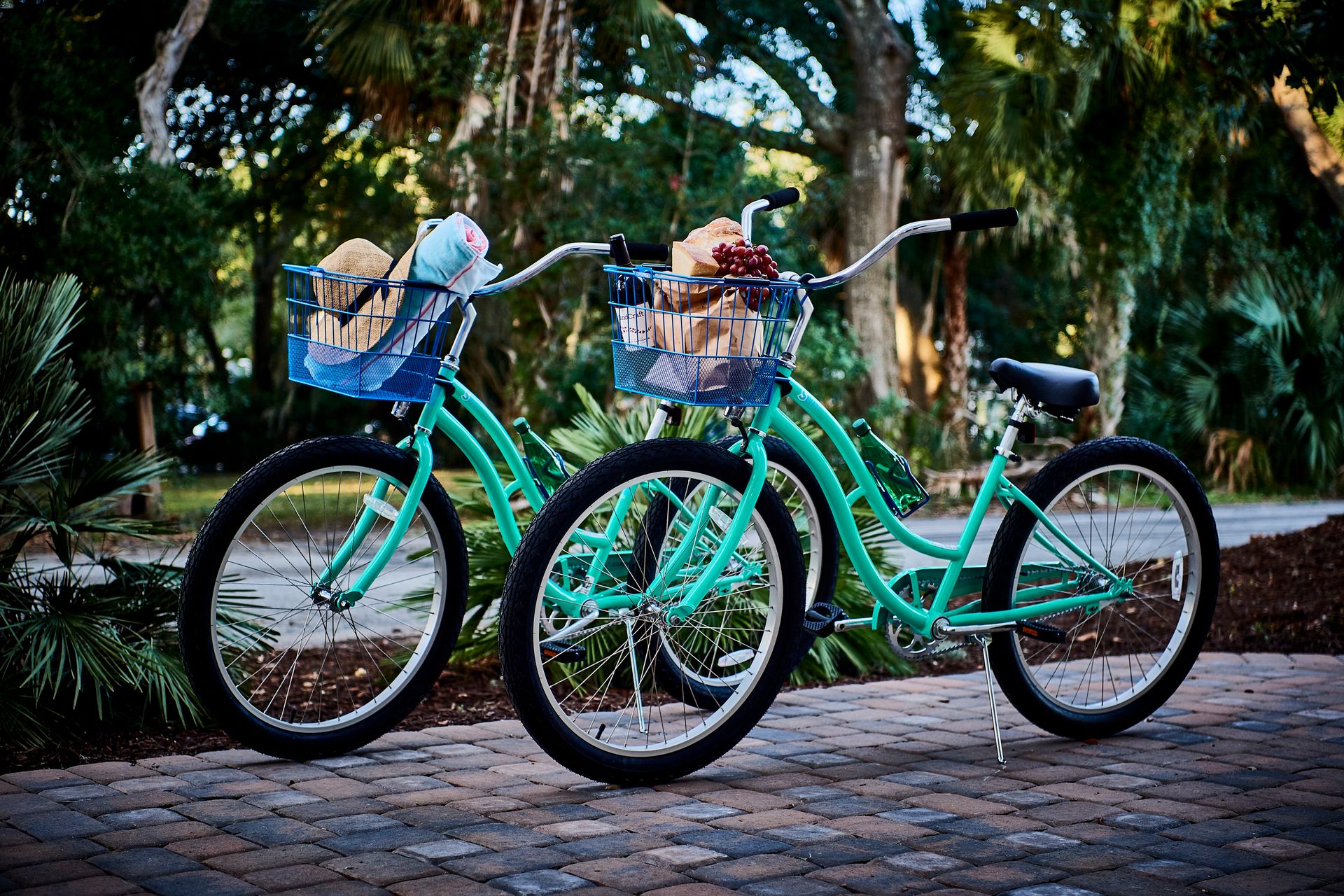 instagram multiple turquoise colored bikes