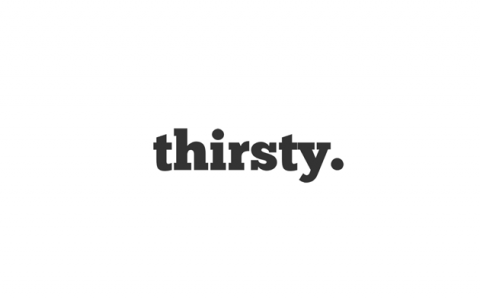 Thristy. logo