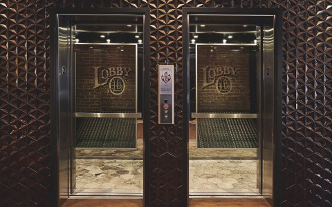 lobby entrance with elevator door