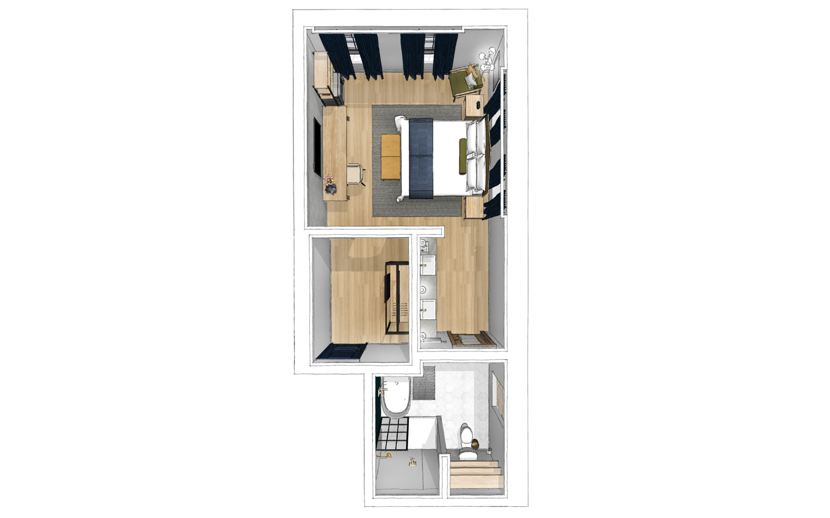 Floorplan for Spa Suite