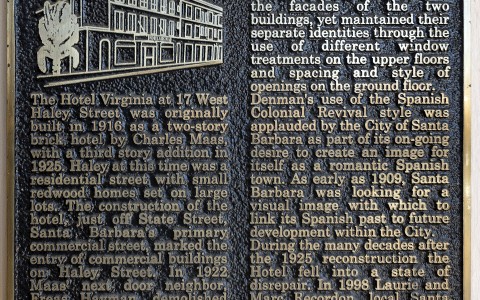 Hotel Virginia Landmark History