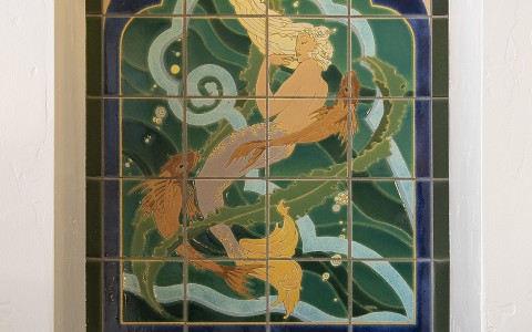 Original Mermaid Tile Mosaic