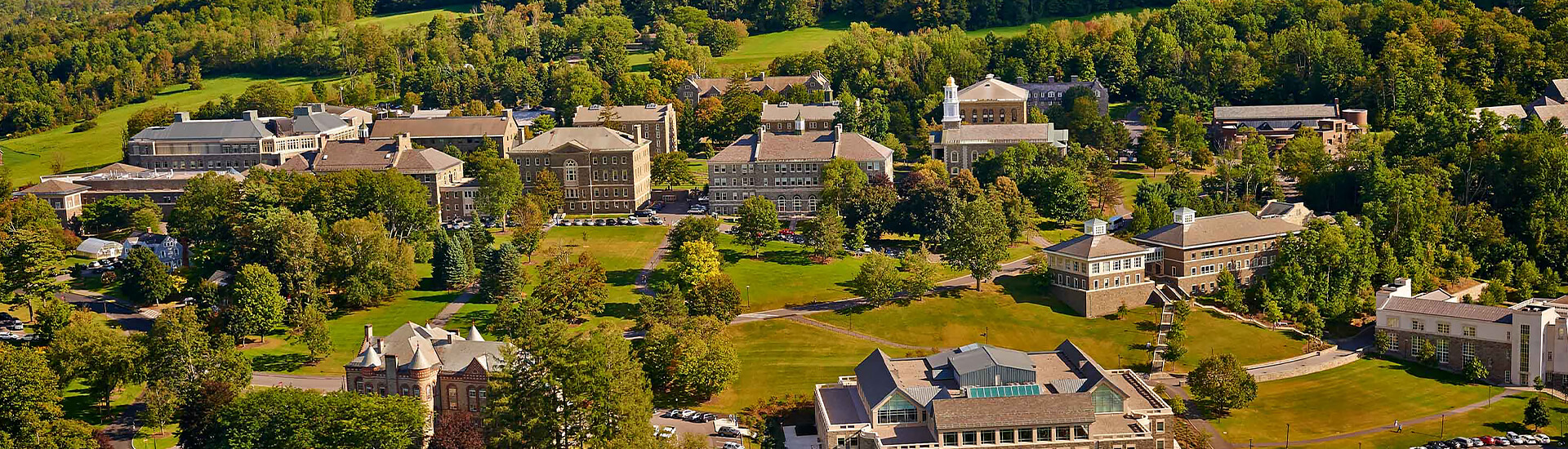 aerial view of the hotel