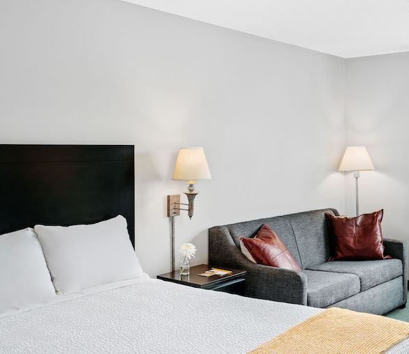 king bed with sleeper sofa