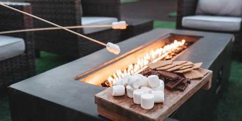 smores and firepit