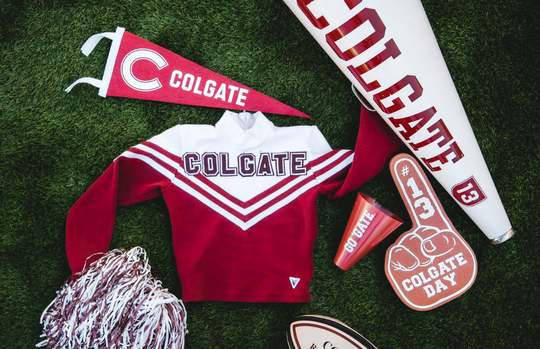 cheerleading items for colgate university