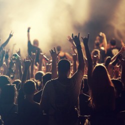 concert crowd