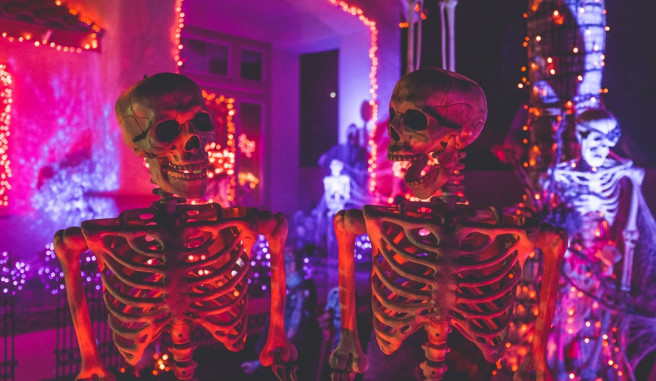 halloween skeletons