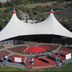 shoreline Amphitheatre aerial view