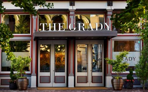exterior view of the grady hotel