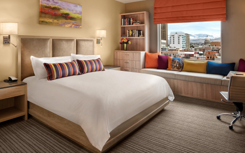 guest room with window seat