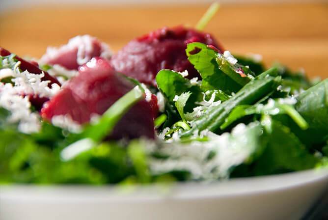salad with beets