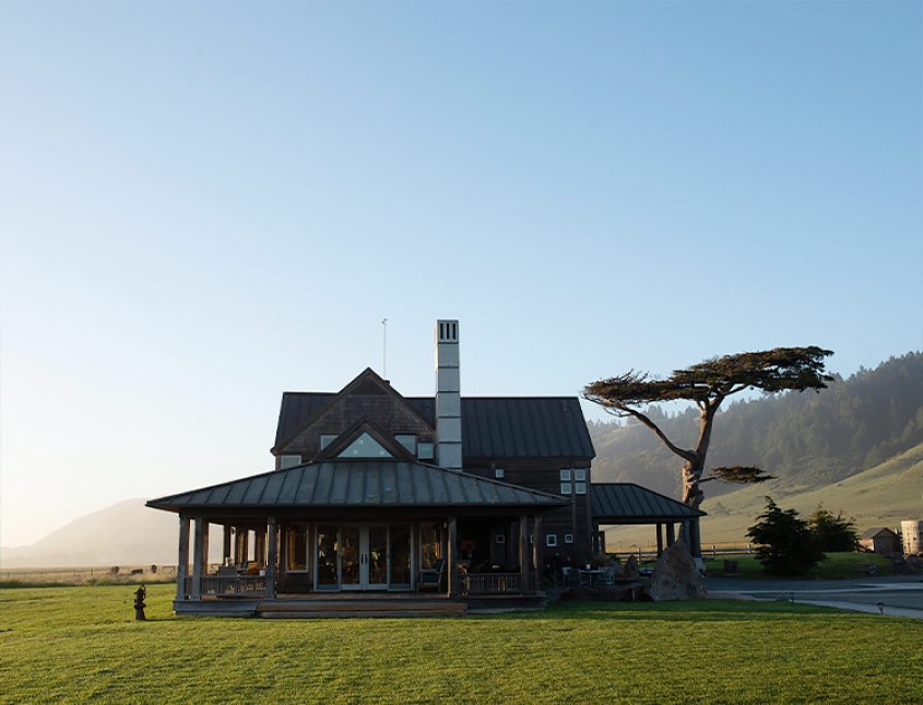 view of the main inn building