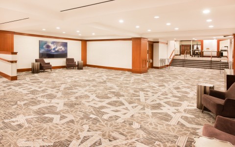 large lobby space