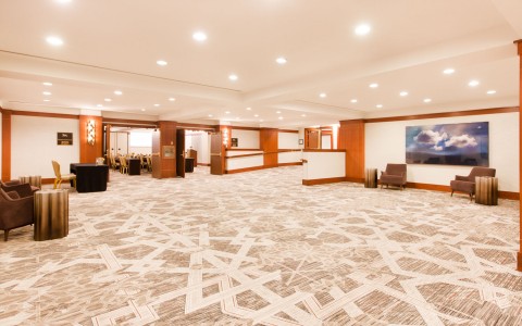 large lobby space