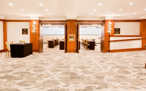 large lobby space