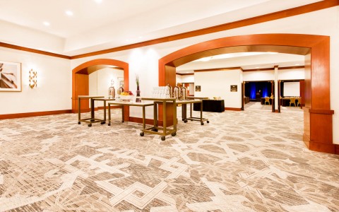 large lobby space