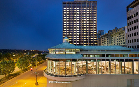 intercontinental saint paul riverfront exterior