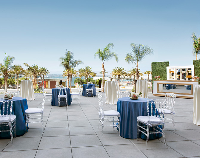 outdoor event space terrace