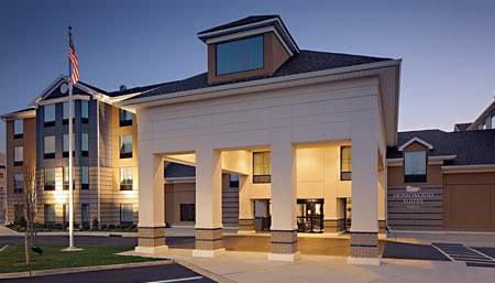 exterior of homewood suites by hilton ronkonkoma