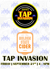 Tap Invasion Golden State Cider