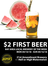 Watermelon beer promo picture