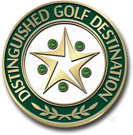 gold and green logo