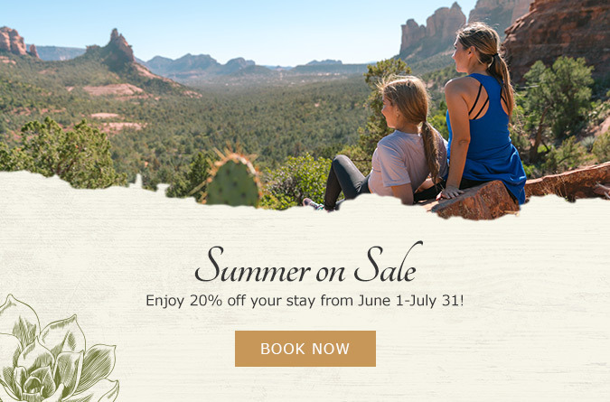 Summer on Sale Pop Up Enjoy 20% off your stay from June 1-July 31!