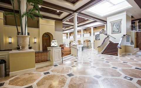 lobby and staircase