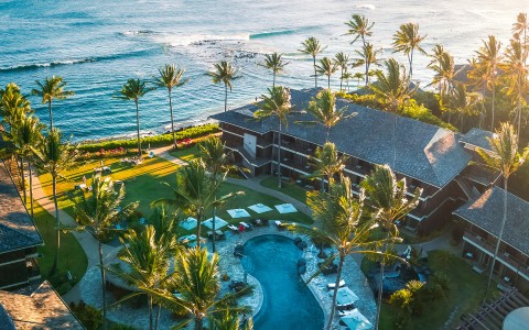 exterior building hotel resort ocean view pool