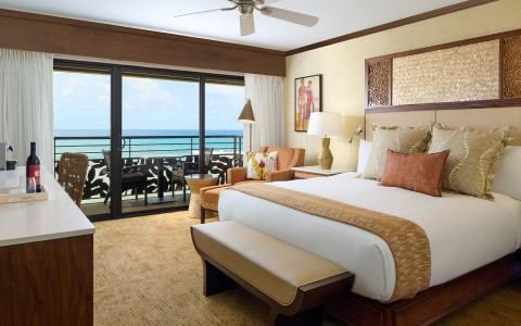 guest room with ocean view