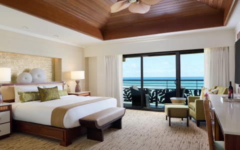 guest room with ocean view