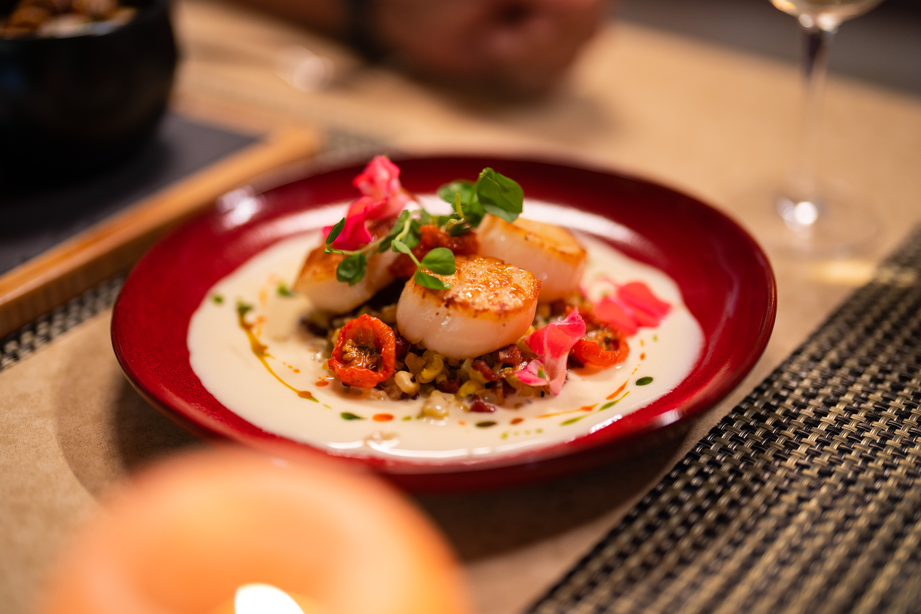 scallops dish