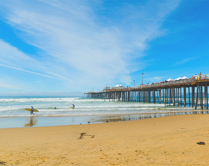 Ocean and Pier