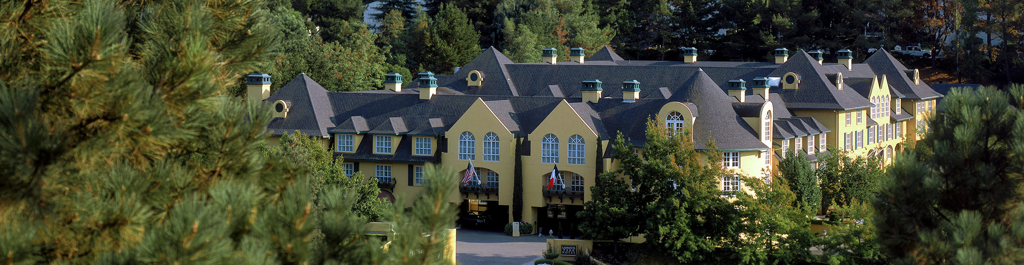 sky view of hotel