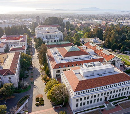 Lafayette Destination University Berkeley from above