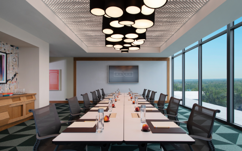 lake nona wave hotel synergy boardroom with long table