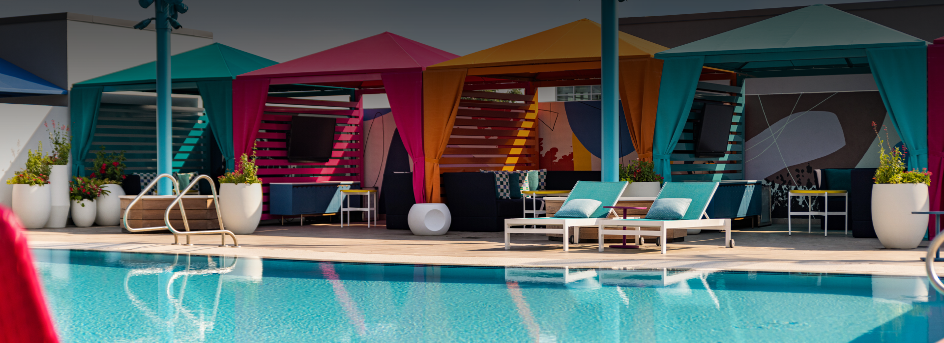 Wave Hotel's Haven Pool and Cabanas