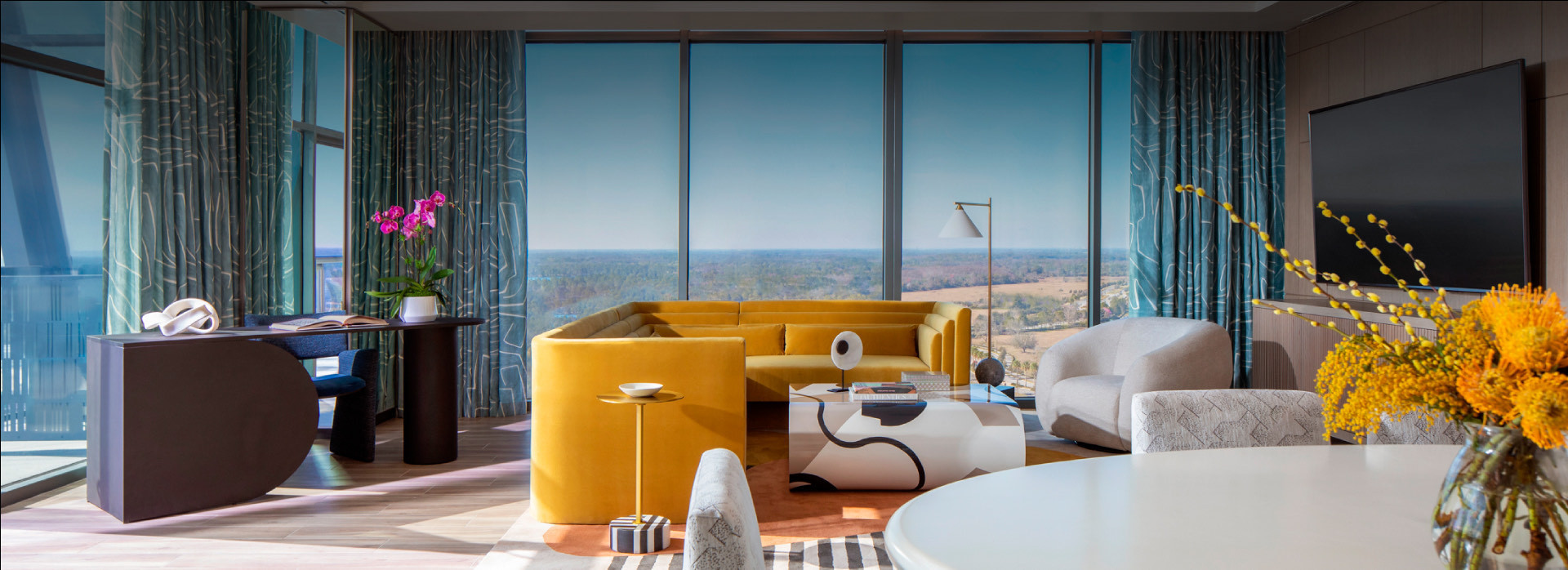 penthouse suite living room