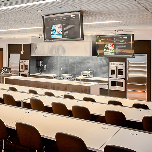 the laurel culinary teaching classroom