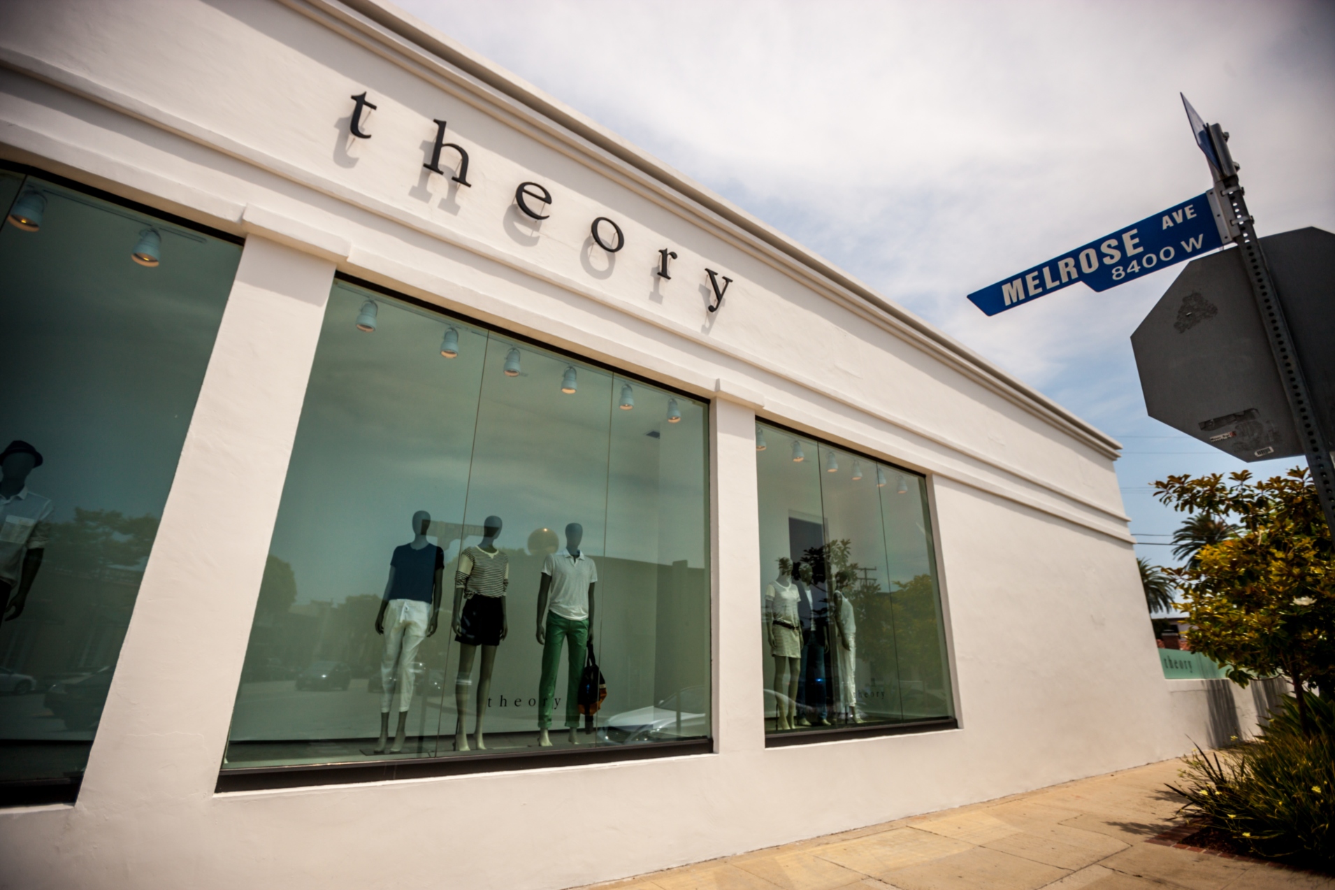 theory store on melrose avenue los angeles