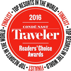 2016 Conde Nast Readers' Choice Awards - Top 50 Worldwide